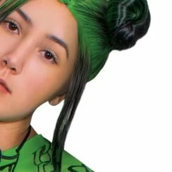 Disguise Billie Eilish Double Bun Wig Adult Green TV & Movie Costumes