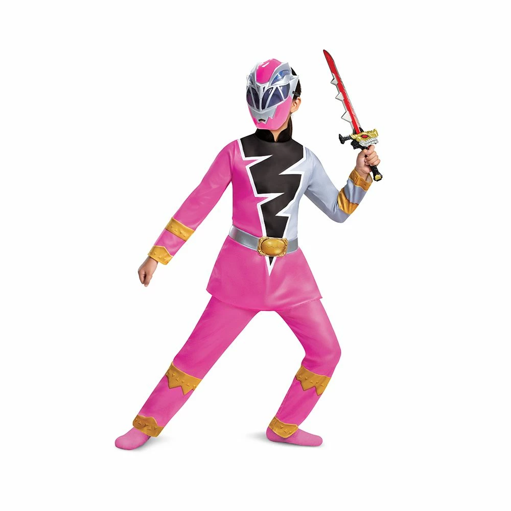 Disguise Girl's Pink Ranger Dino Fury Deluxe Costume 4 Disguise Girl's Pink Ranger Dino Fury Deluxe Costume