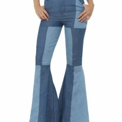 Smiffys USA 70s Deluxe Flared Trousers