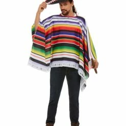 Smiffys USA Mexican Poncho Adult 1920's Costumes