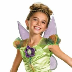 Disguise Costumes Tinker Bell Rainbow Classic Girls Child & Toddler Costume With Purple Wings