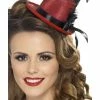 Smiffys USA 1920's Costumes Mini Red Tophat