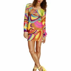 Smiffys USA 70s Fever Flower Power Costume Costumes