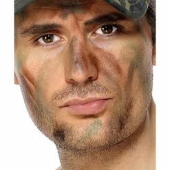 Smiffys USA Smiffys Make-Up FX, Army Camouflage Kit Makeup & SFX