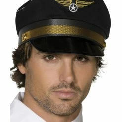 Smiffys USA Pilots Adults Cap Hats & Headpieces