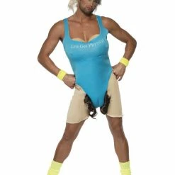 Smiffys USA Costumes 80's Let's Get Physical Men's Costume