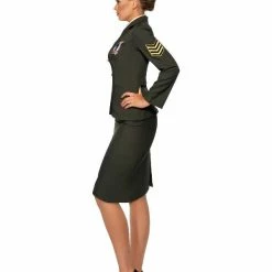 Smiffys USA Costumes Wartime Officer Costume Women