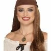 Smiffys USA Pirate Necklace, Bronze Accessories