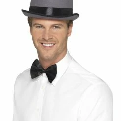 Smiffys USA Hats & Headpieces Top Hat Grey Adult