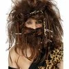 Smiffys USA Crazy Caveman Hair & Beard Adult Set Wigs & Beards 2 Smiffys USA Crazy Caveman Hair & Beard Adult Set Wigs & Beards