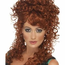 Smiffys USA Wigs & Beards Saloon Girl Women's Wig