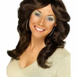Smiffys USA 70s Flick Wig Women's