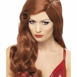 Smiffys USA 20s Silver Screen Sensation Women's Auburn Wig