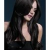Smiffys USA Khloe Fever Women's Brown Wig Long Wave Wigs & Beards