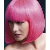 Smiffys USA Elise Women's Pink Fever Wig Sleek Bob With Fringe