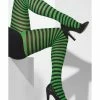 Smiffys USA Opaque Green And Black Women's Tights Accessories