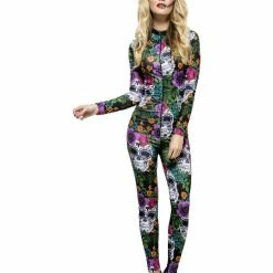 Smiffys USA Costumes Day Of The Dead Women's Fever Costume