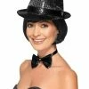 Smiffys USA Hats & Headpieces Sequin Black Trilby Hat