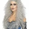 Smiffys USA Banshee Women's Grey Wig