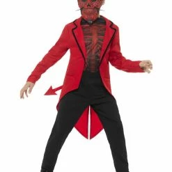 Smiffys USA Costumes Day Of The Dead Devil Boy Costume