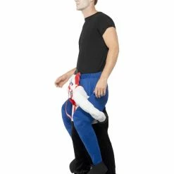 Smiffys USA Costumes Piggyback Ride A Sinister Clown Adult Costume