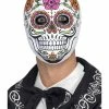Smiffys USA Masks Day Of The Dead Bones Mask