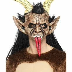Smiffys USA Beast Krampus Demon Adult Mask