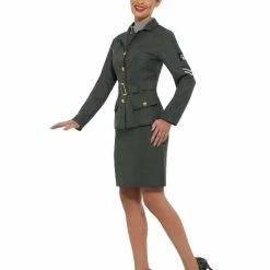 Smiffys USA WW2 Army Girl Women's Costume Costumes