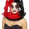 Smiffys USA Wigs & Beards Twisted Harlequin Wig Black And Red Women's