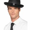 Smiffys USA 20s Wide Brim Fedora Gangster Hat 1950's Costumes