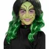 Smiffys USA Witch Wig Girl's Green And Black