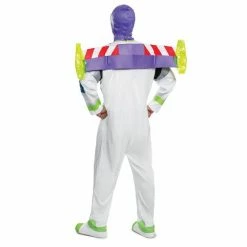 Disguise Toy Story Men's Buzz Lightyear Deluxe Adult Costume With Glow Jetpack