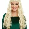 Smiffys USA Medieval Queen Women's Blonde Wig