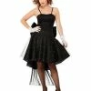 Smiffys USA 80s Rara Women's Black Dress