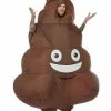 Smiffys USA Costumes Inflatable Poop Emoji Adult Costume