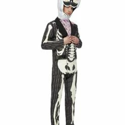 Smiffys USA Costumes Day Of The Dead Skeleton Men's Senor Costume