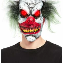 Smiffys USA Evil Clown Adult Mask LED Masks