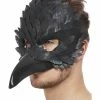 Smiffys USA Masks Raven Men's Mask 1 Smiffys USA Masks Raven Men's Mask