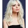 Smiffys USA Ashley Fever Women's Blonde Wig Two Toned Wavy Long Layered