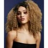 Smiffys USA Fever Lizzo Women's Caramel Wig Big Curls