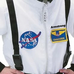 Aeromax Costumes Astronaut Costume With Cap Child Official NASA Logo