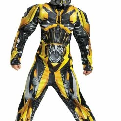 Disguise Costumes Transformers Bumblebee Muscle Kids Costume And Mask