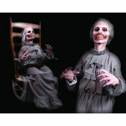 Distortions Decorations & Props Mother Prop Life Size Woman Prop Rotting Face