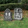 Fun World Decorations & Props 22" Tombstone Faux Real Folding - 2 Piece Set
