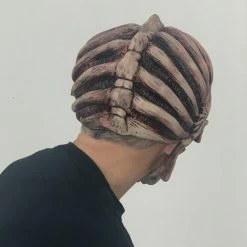 Zagone Studios Sci-Fi Costumes Down To Earth Alien Skeleton Skull Latex Face Mask