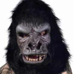 Zagone Studios Two Bit Roar Gorilla Primate Latex Face Mask With Moving Mouth