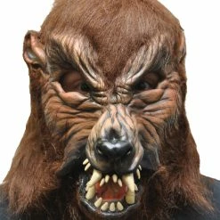 Zagone Studios Masks Howl-o-ween, Werewolf Wolf Dog Latex Face Mask With Moving Mouth