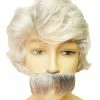 Morris Costumes Wigs & Beards Mark Twain Wig Moustache 60