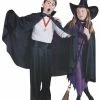 Fun World Childs Cape 32 Inch Black Fabric