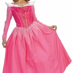 Disguise Costumes Sleeping Beauty, Pink Princess Aurora Prestige Adult Women's Costume